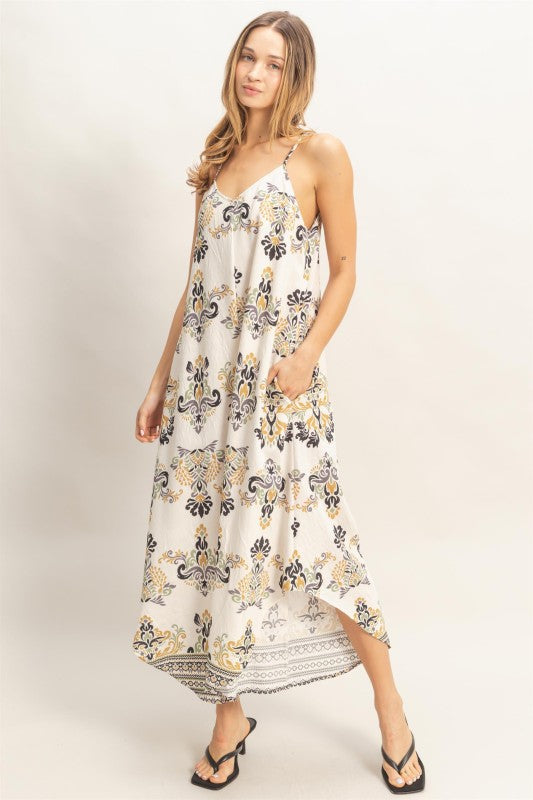 Floral Print Jumpsuit