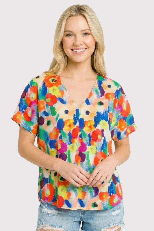 Relax Floral Printed Top