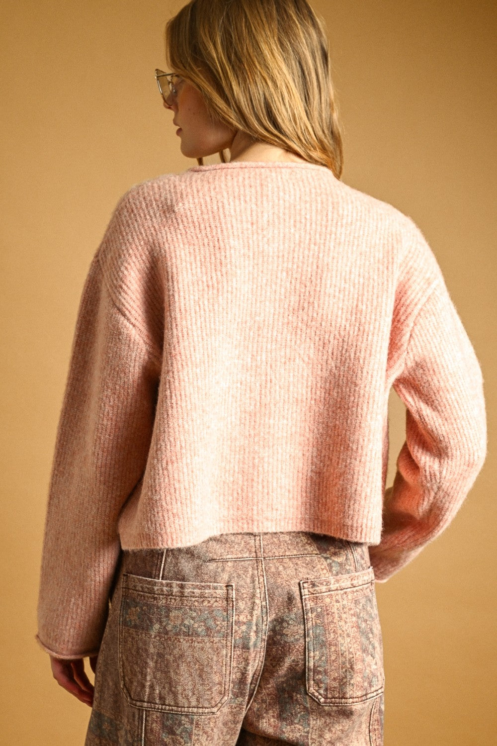 Ribbed Sweater Cardigan