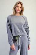 Side Snap Knit Top