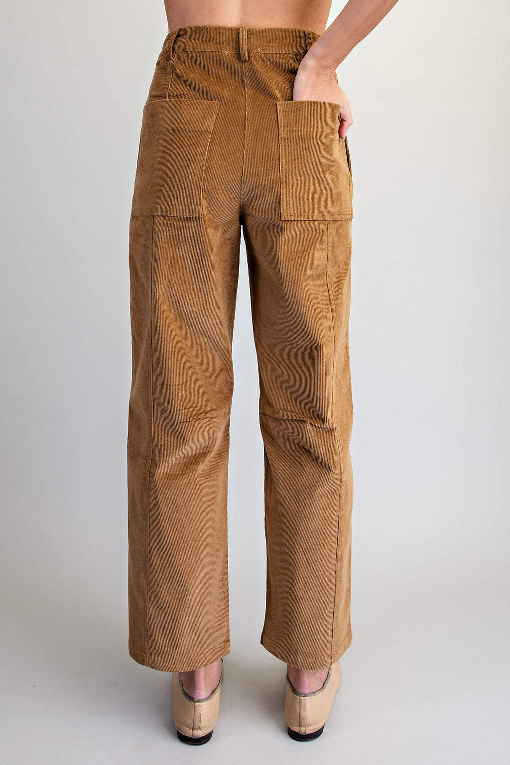Straight Leg Corduroy Pants