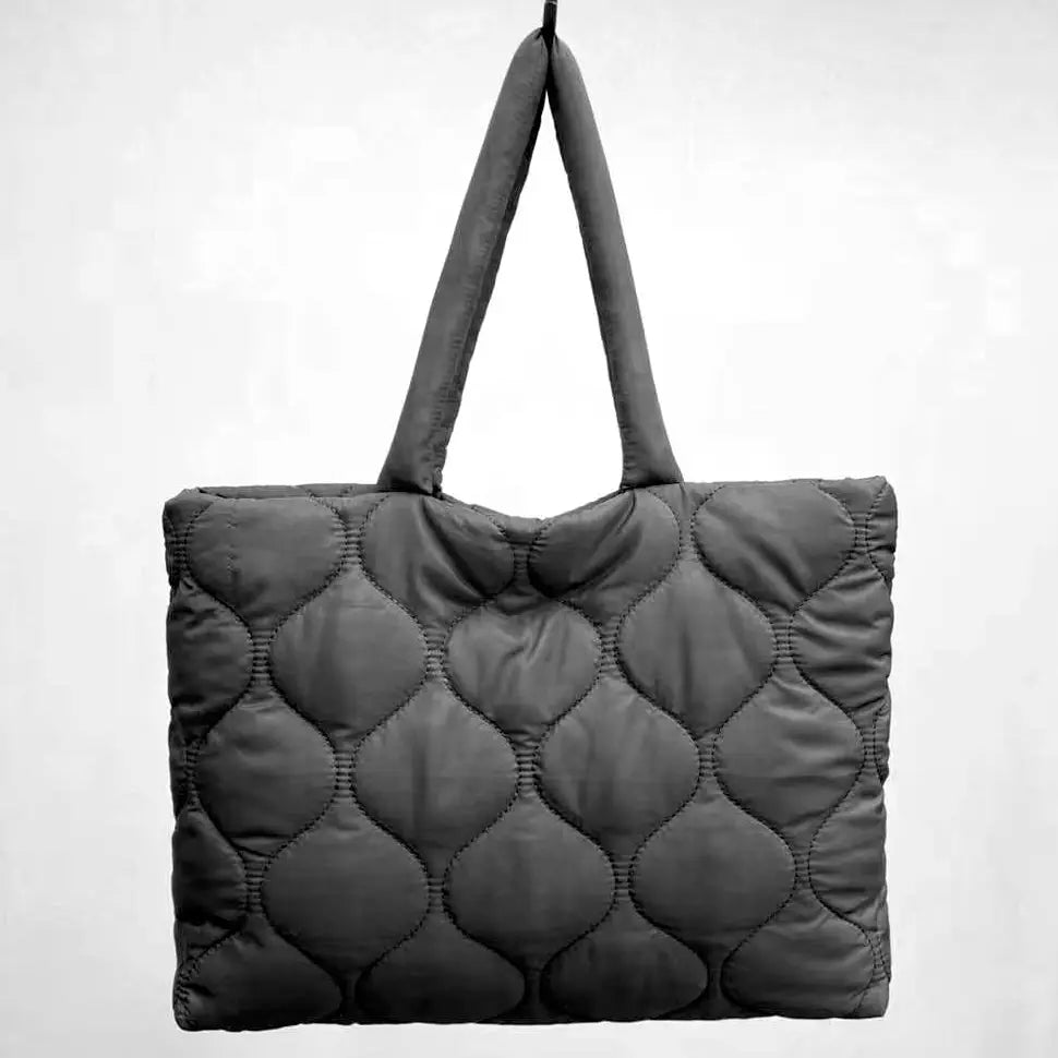 Quilted Nylon Tote