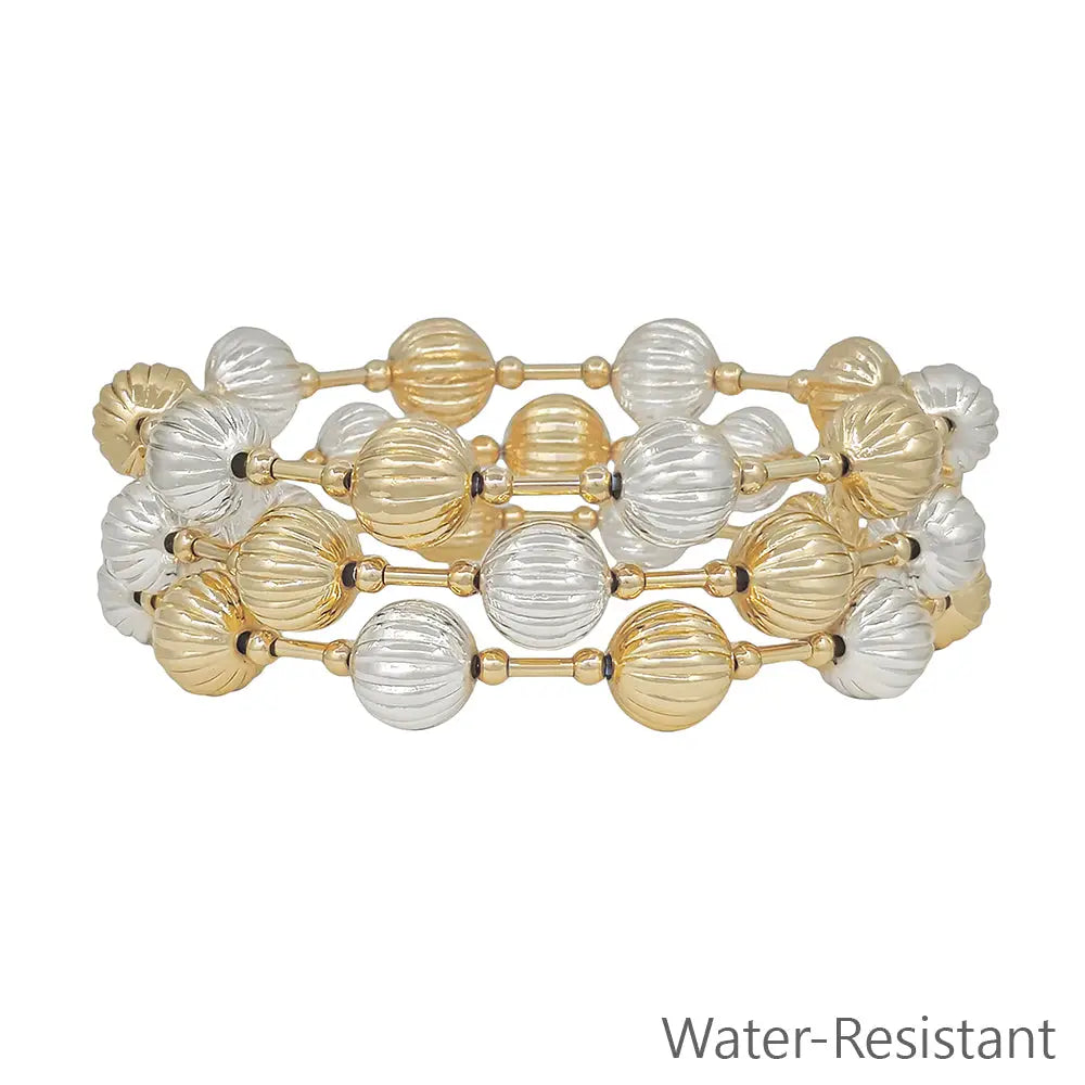 Textured Beaded Bracelet