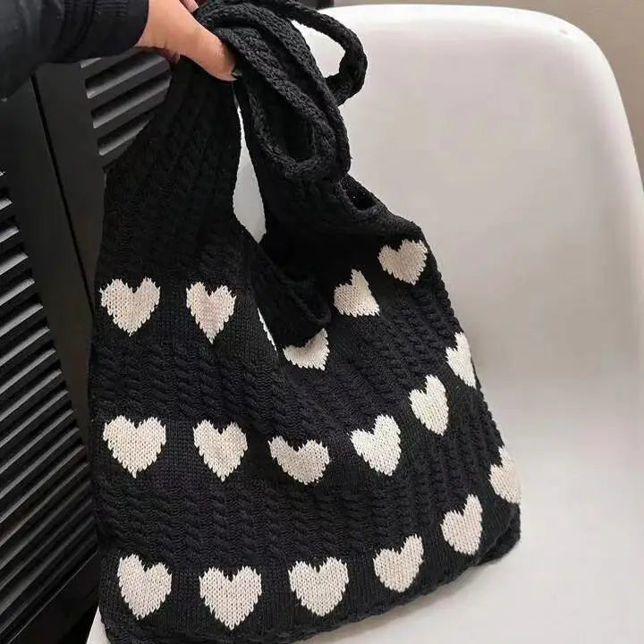 Love Print Shoulder Bag