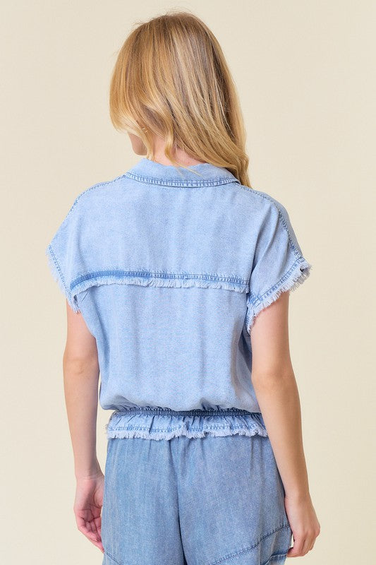 Tencel Denim Top