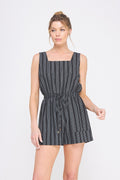 Square Neck Romper