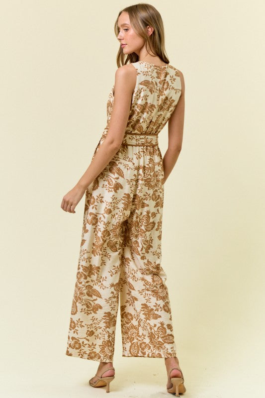Paisley Print Jumpsuit