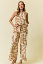 Paisley Print Jumpsuit