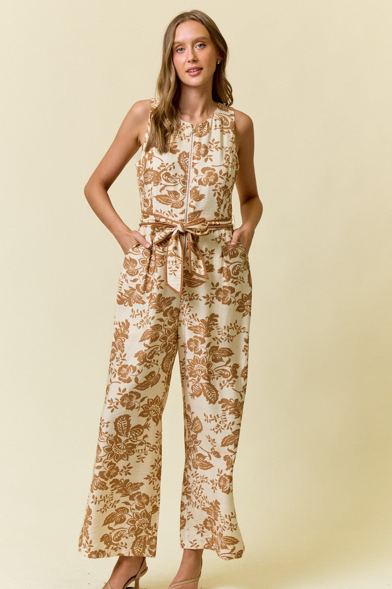 Paisley Print Jumpsuit