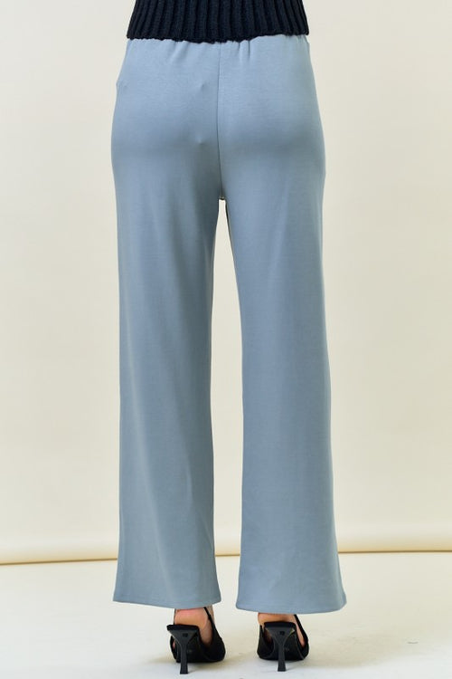 Brushed Modal Elastic Waist Pant