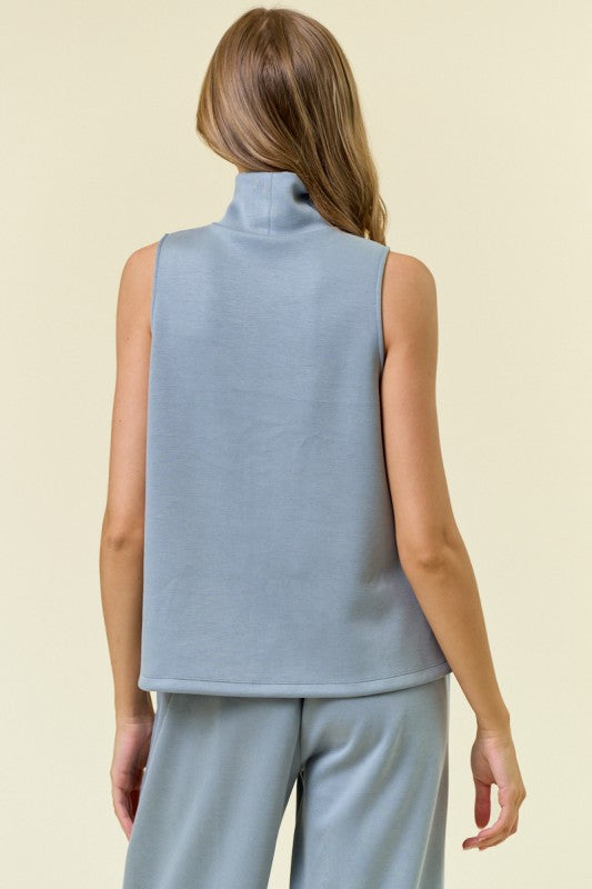 Brushed Modal A-Line Top