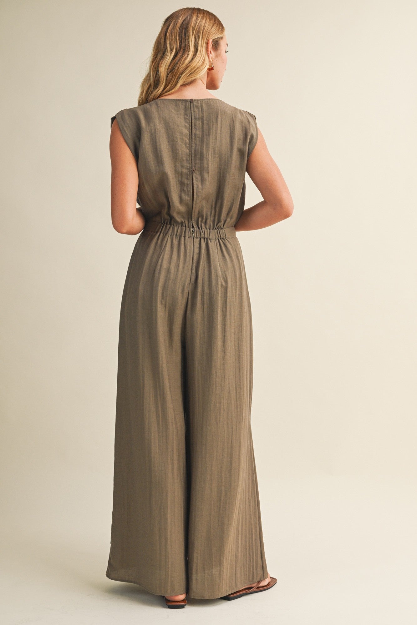 Cowl Neck Jumpsuit