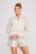 Semi Sheer Blouse Jacket