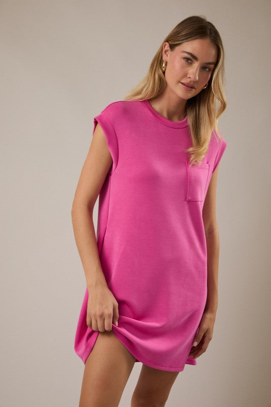 Cap Sleeve T-Shirt Dress