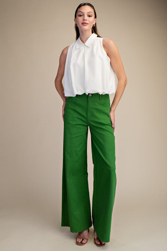 High Rise Wide Leg