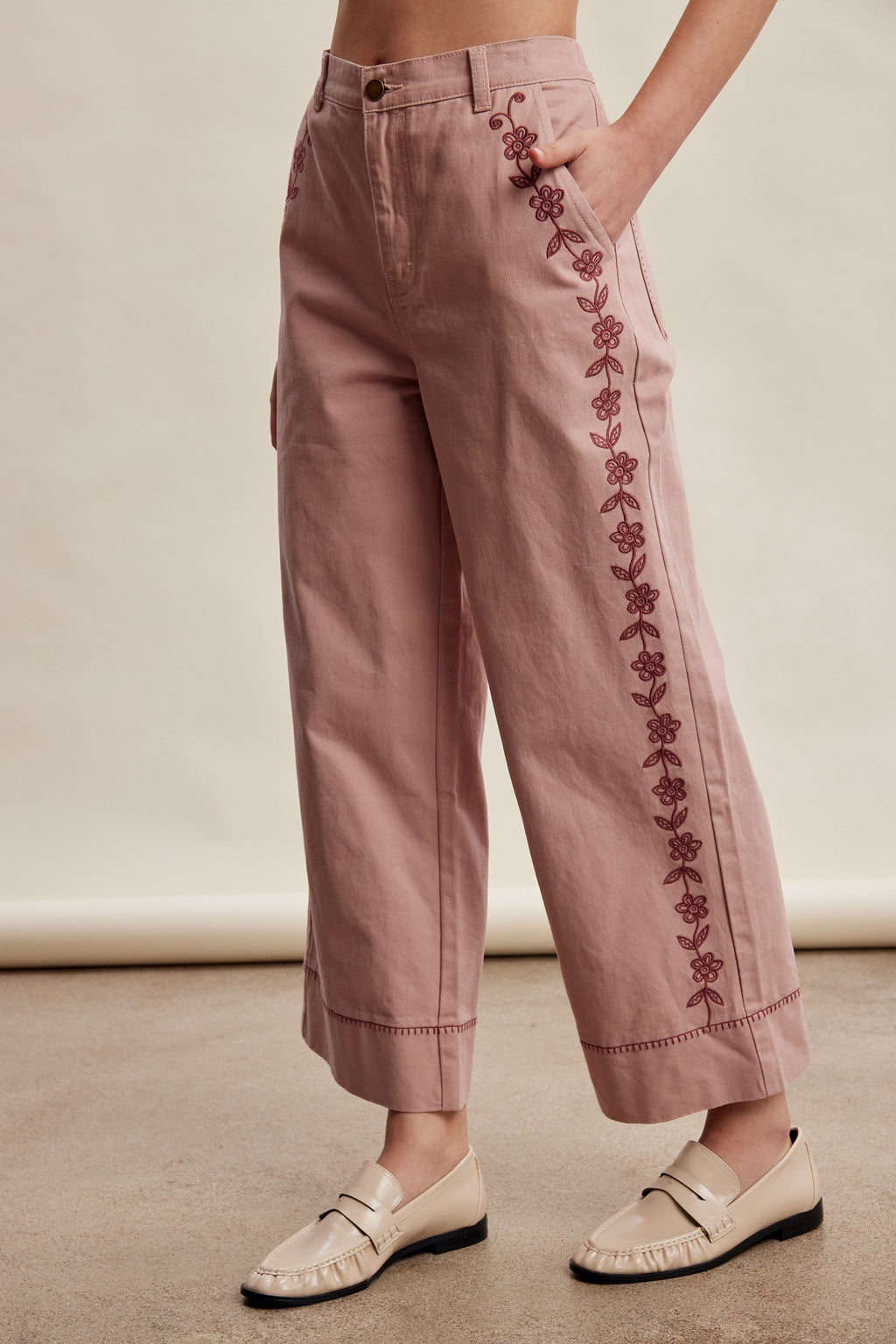 Embroidered Pants