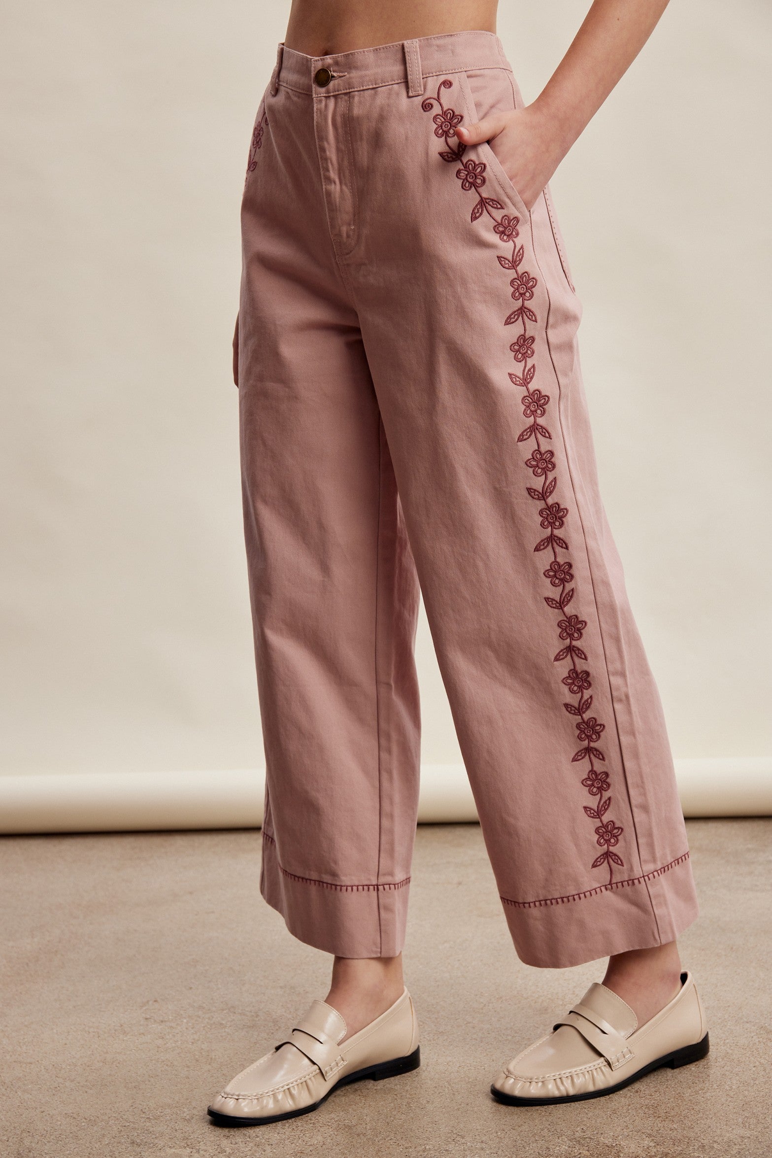 Embroidered Pants