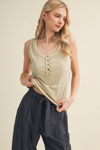 Deconsructed Ribbed Top