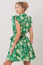 Printed Mini Dress