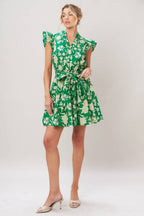 Printed Mini Dress