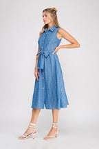 Collared Button Down Dress