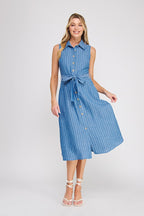 Collared Button Down Dress