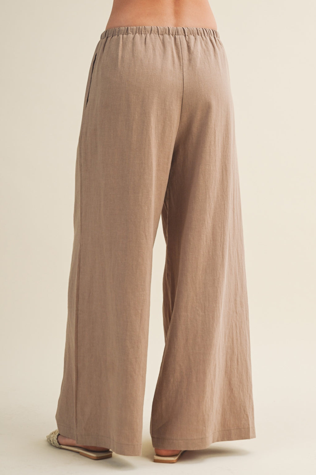 Drawstring Wide Leg Pants