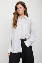 Pinstripe Button Down