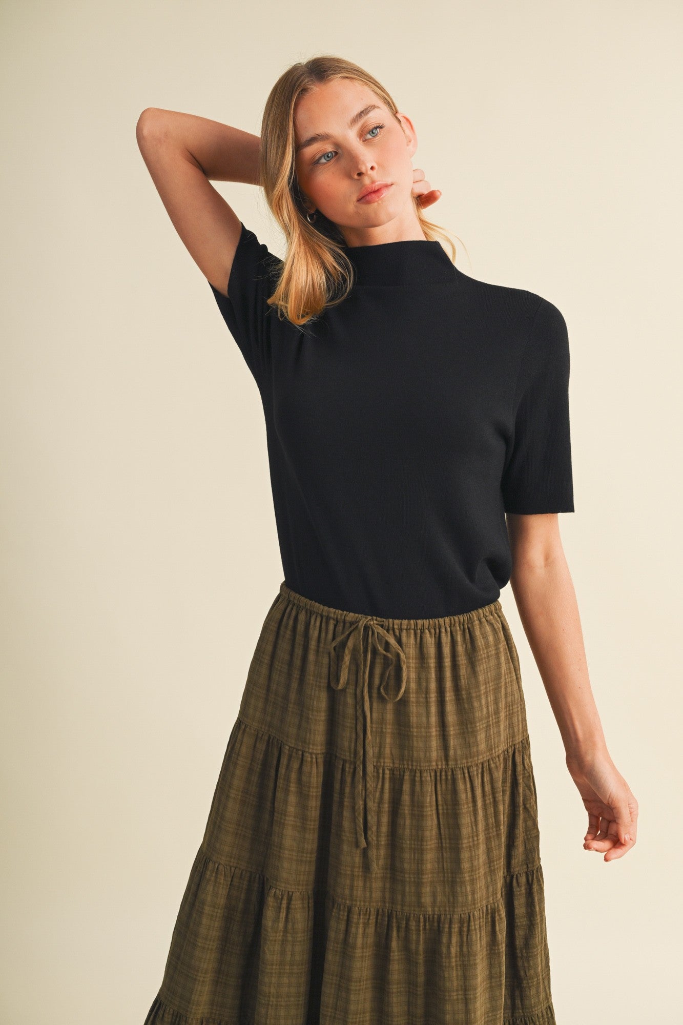 Mock Neck Pullover