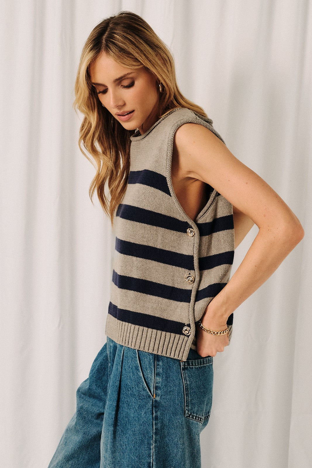 Boxy Sweater Vest