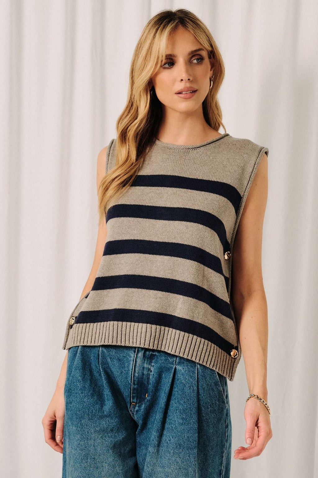 Boxy Sweater Vest
