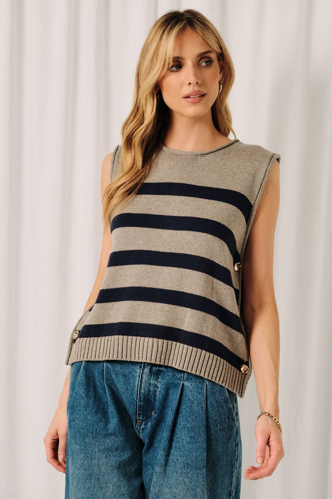 Boxy Sweater Vest