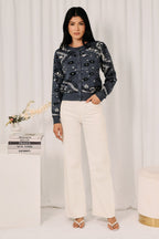Paisley Print Cardigan