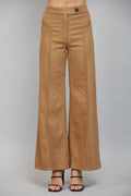 Vertical Seam Flare Pants