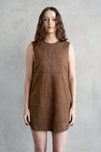 Suede Mini Dress