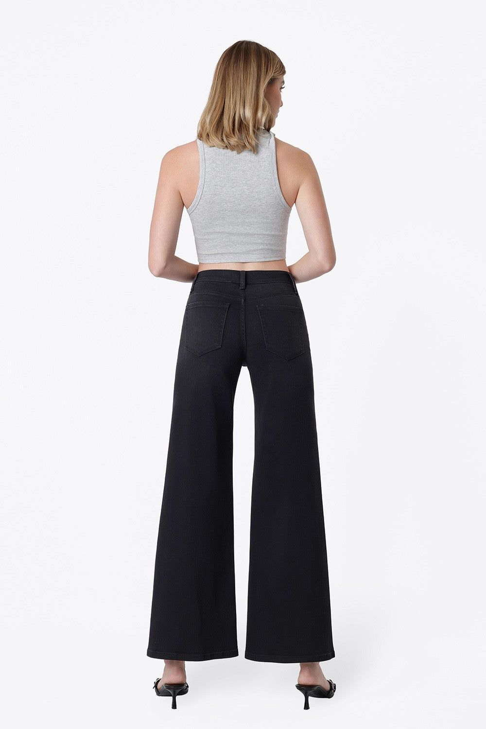Wide Leg Twisted Seam Jean