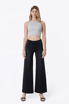 Wide Leg Twisted Seam Jean
