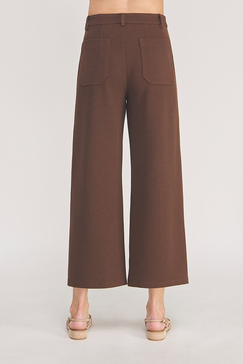 Double Knit Straight Leg Trouser