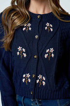 Embroidered Cardigan