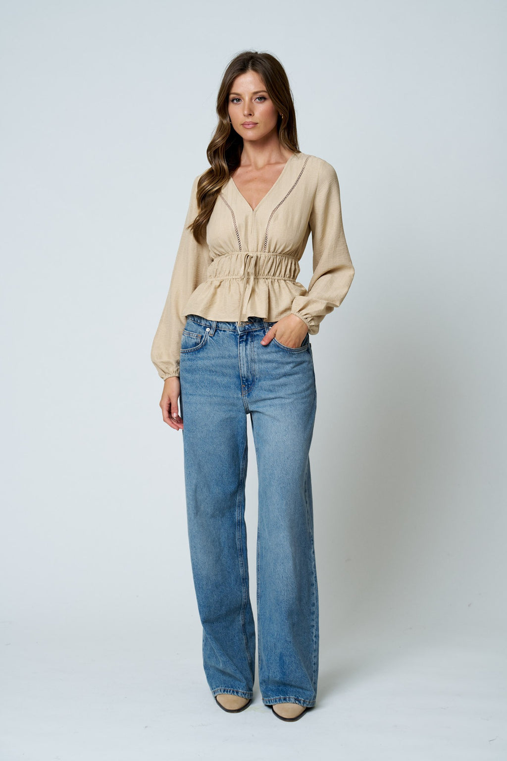 Ruffle Hem Top