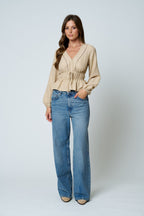 Ruffle Hem Top