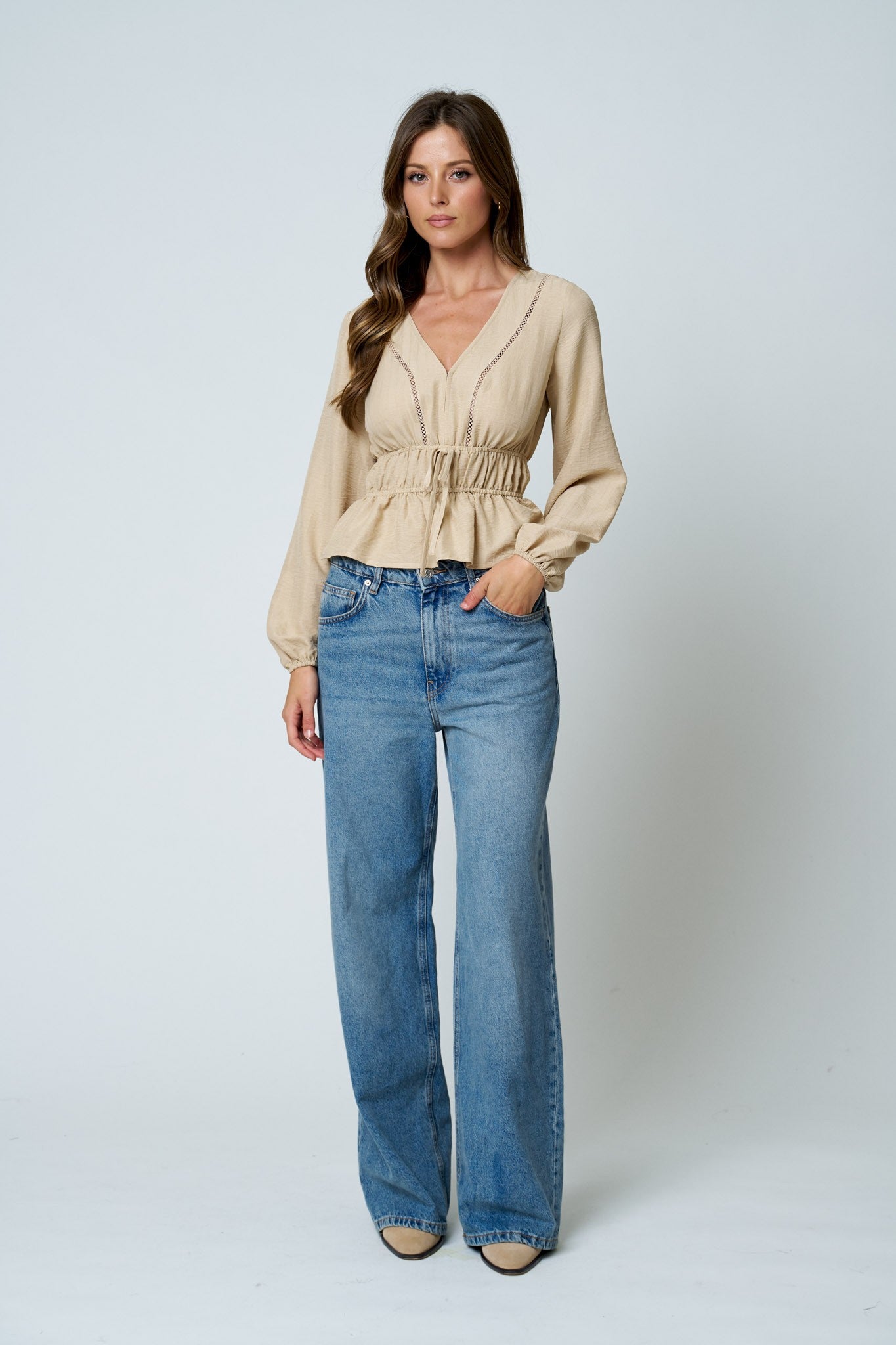 Ruffle Hem Top