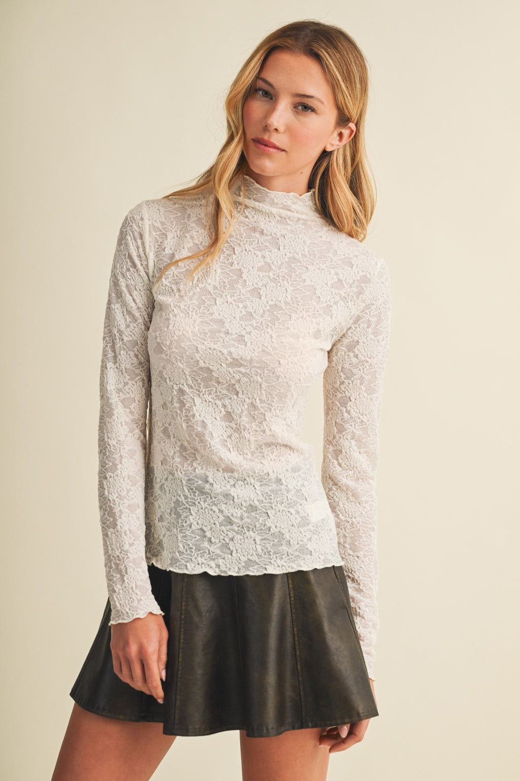 Lace Knit Top