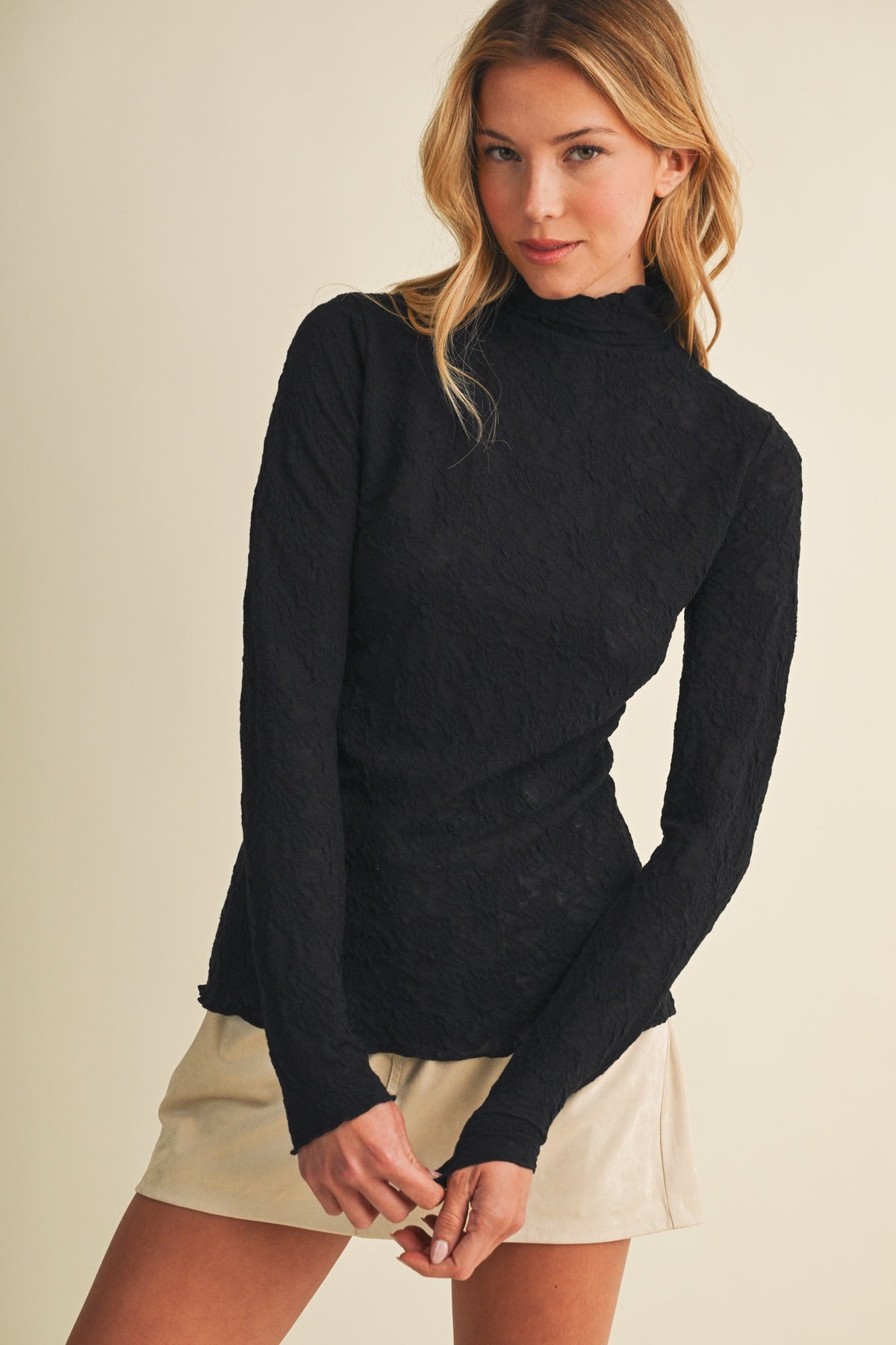 Lace Knit Top