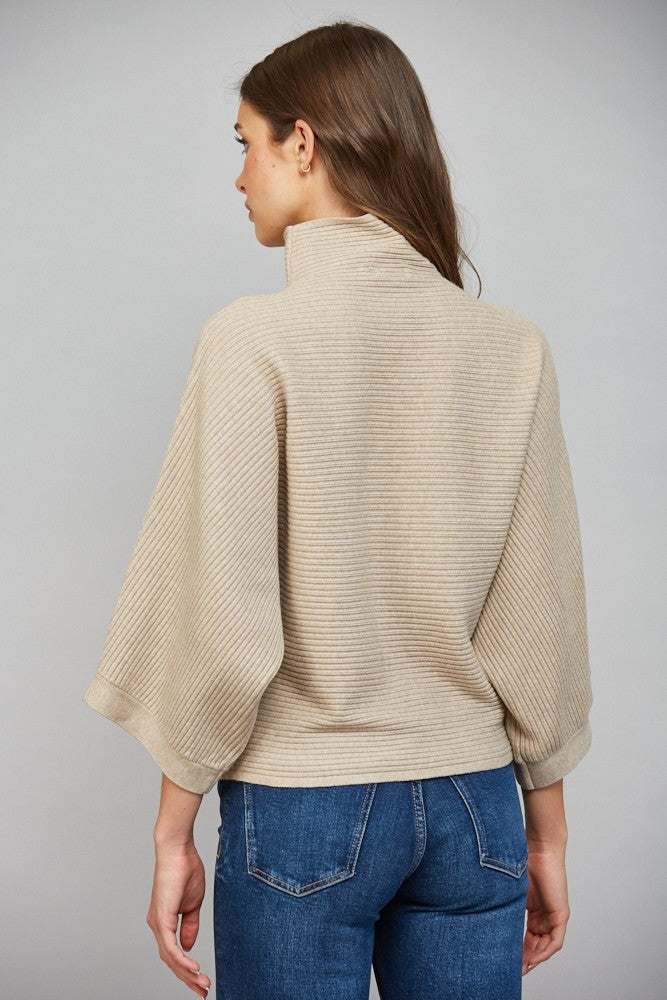 Textured Ribbed Sweater