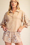 Embroidery Detail Blouse