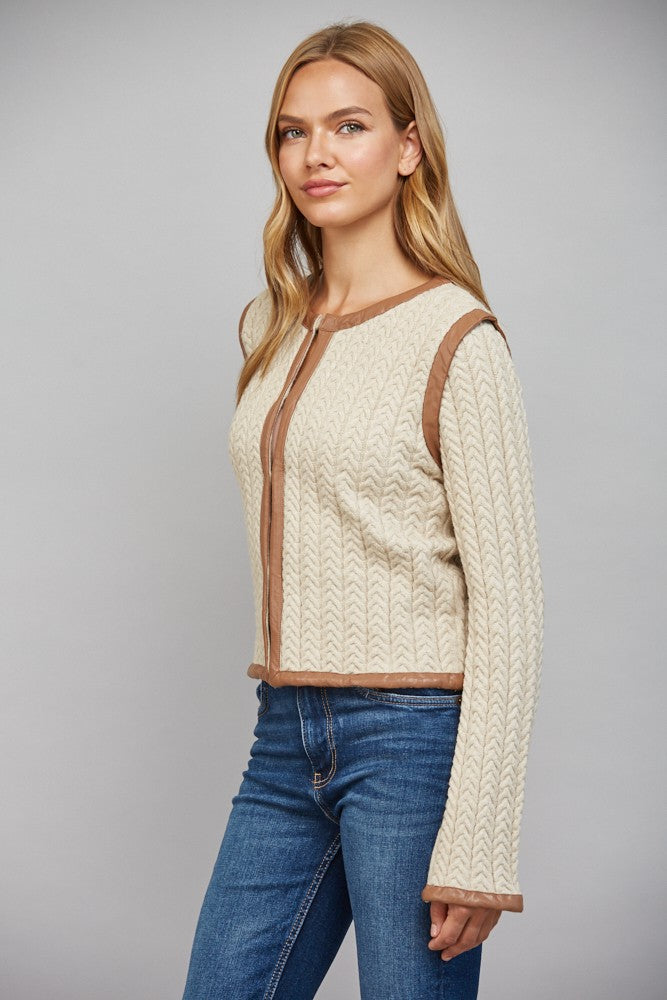 Cable Knit Jacket