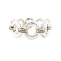 Worn Silver Stretch Bracelet