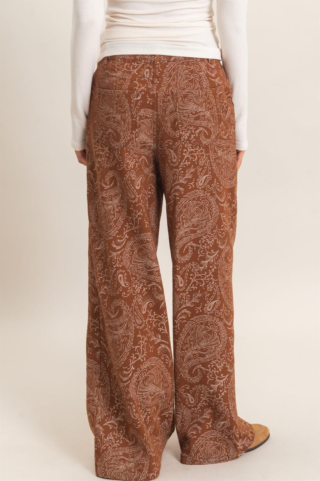 Paisley Print Pants