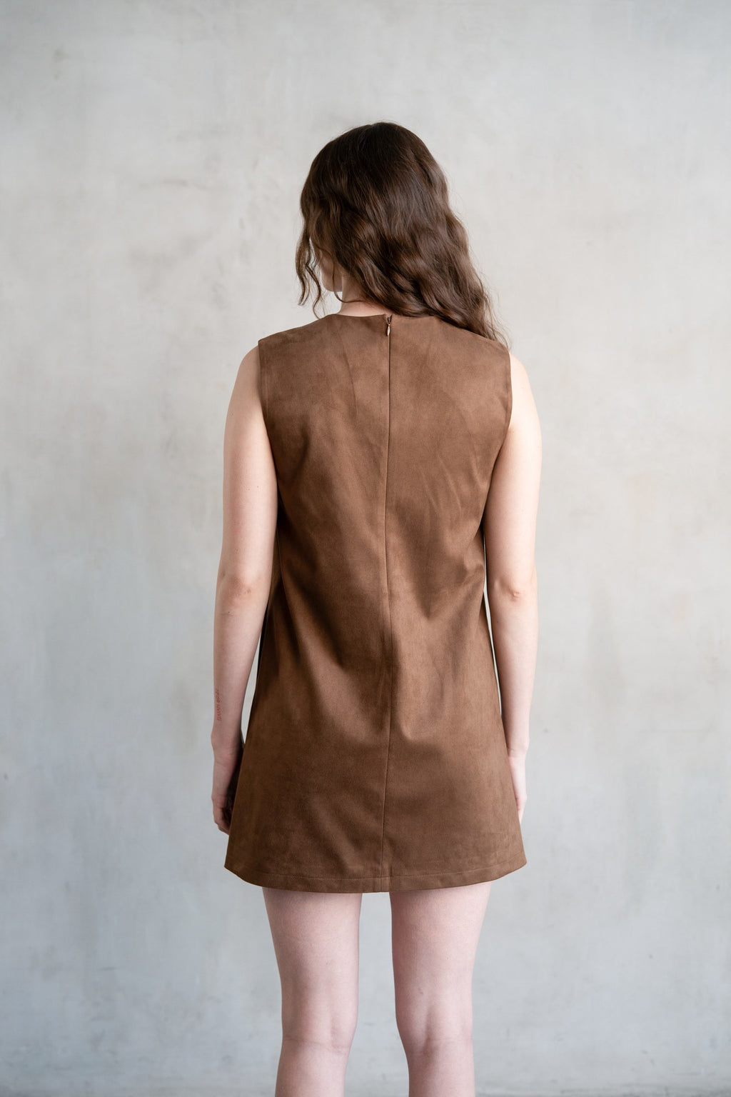 Suede Mini Dress